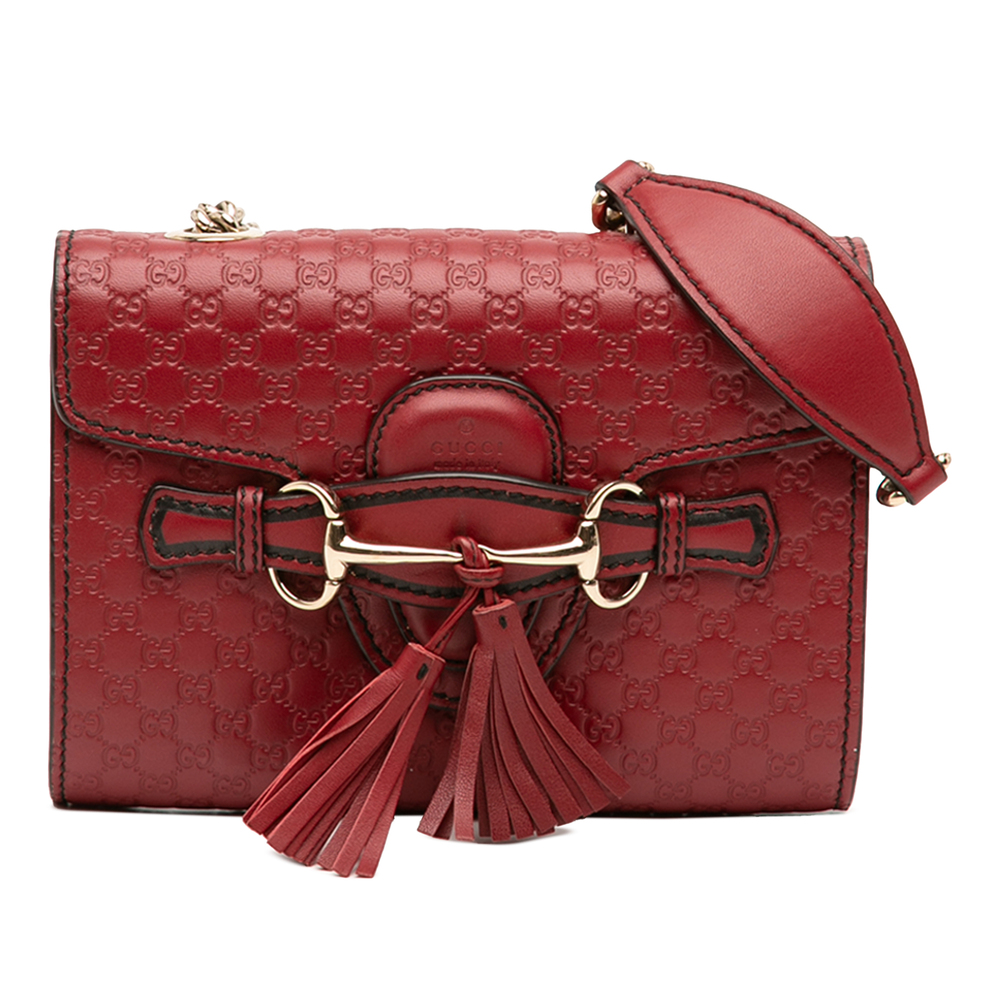 Pre-Loved Gucci Mini Microguccissima Emily Crossbody